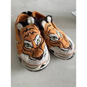 Vans X PROJECT CAT plush tiger shoes size 8c / national geographic classic vans